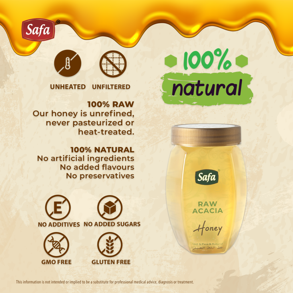 Safa Raw Acacia Honey 500g Safa Honey
