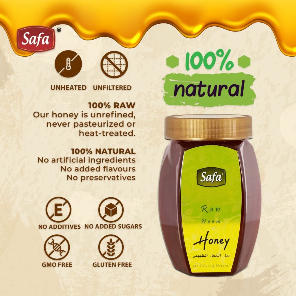 Safa Raw Neem Honey 500g Safa Honey